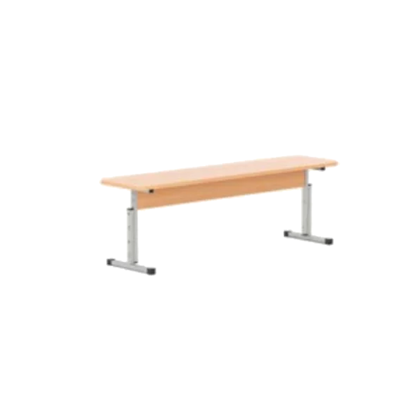 Лавка для шкільної їдальні НОВИЙ СТИЛЬ (Е-671/2) 1200х300мм, №4-6, підвісна